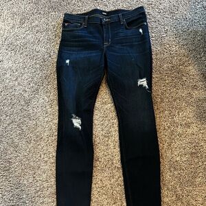 Hudson Krista Distressed Dark Blue Jeans